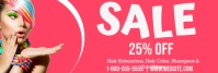 Beauty Salon Sale LinkedIn Banner template