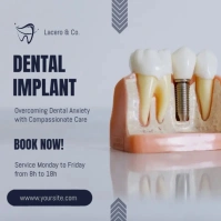 Dental Clinic Ad Square (1:1) template