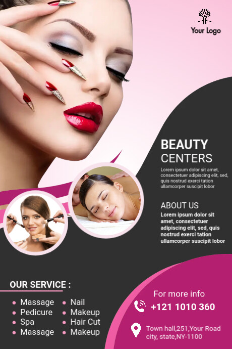 Beauty Salon Tumblr Graphic Template | PosterMyWall
