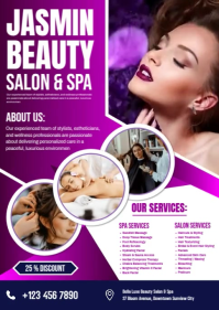 Beauty salon video template A6