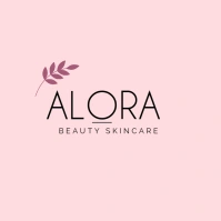 beauty skincare feminine logo template