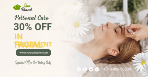 Beauty Spa Изображение, которым поделились на Facebook template