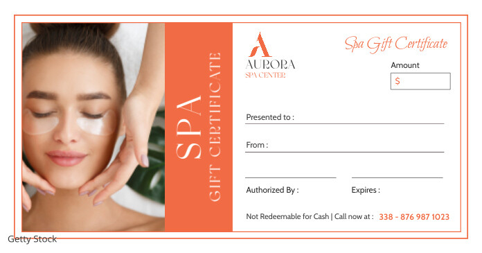 beauty spa gift card voucher Template | PosterMyWall
