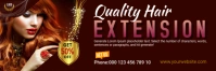 Beauty Twitter header Twitter-Kopfzeile template