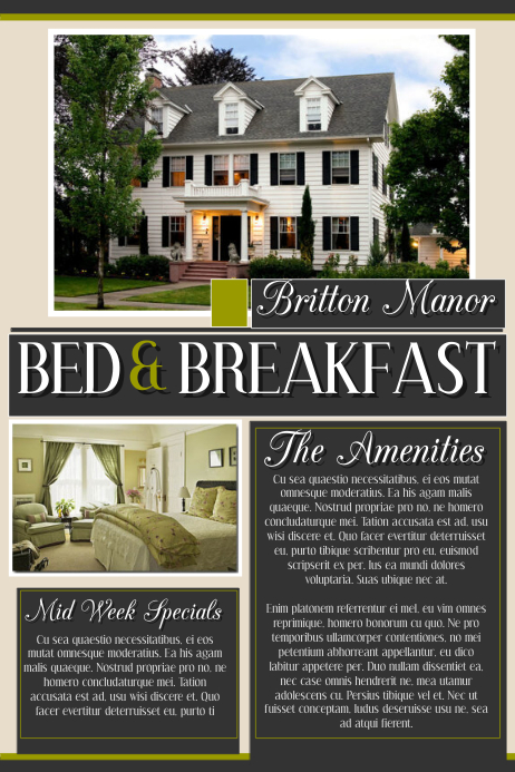 Bed And Breakfast PosterMyWall