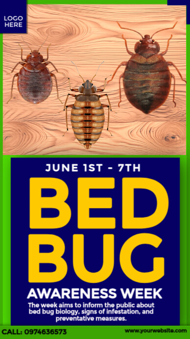 Bed Bug Awareness Week Instagram 快拍 template