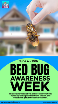 Bedbug Awareness Week Design Instagram Story template