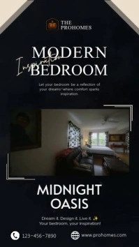 Bedroom Inspiration Video Reels template