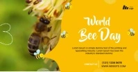Bee day Facebook Shared Image video post template