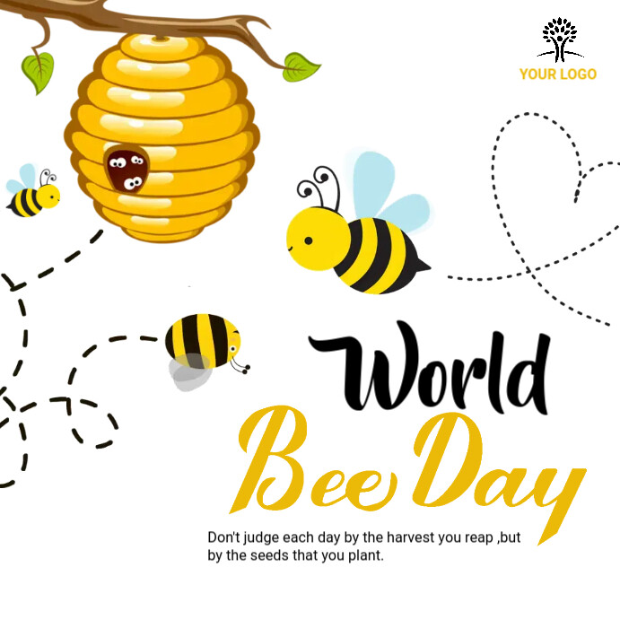 Bee Day Instagram Post Template Postermywall Bee Day Instagram Post Template Postermywall
