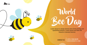 bee day social media post Ibinahaging Larawan sa Facebook template