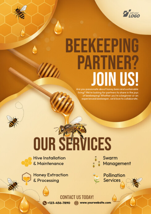 Beekeeping A4 template