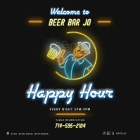 Beer bar Cuadrado (1:1) template