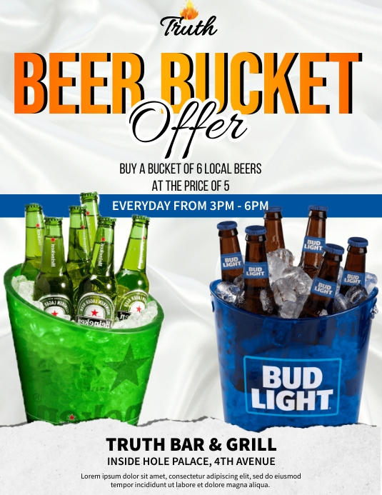 Cold Bucket Sign Bucket Beer Sign at Christy Sample blog