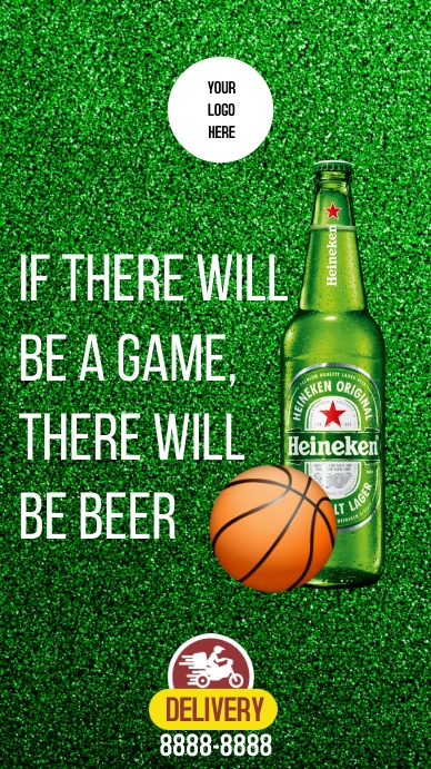 Beer delivery Instagram 快拍 template