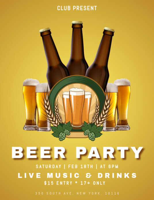 BEER Folheto (US Letter) template