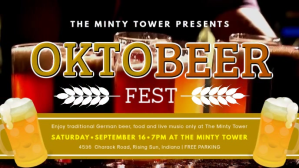 สีดำ Oktoberfest Beer Festival Facebook-covervideo Template