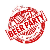 Beer Party logo template