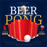Beer Pong Template PosterMyWall