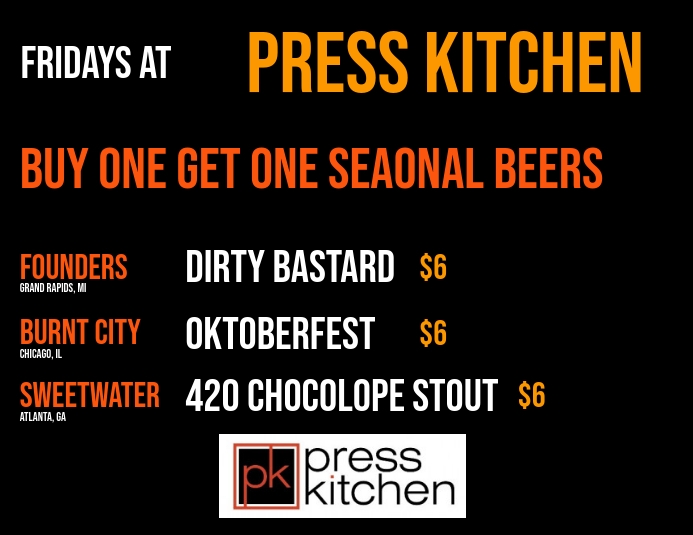 Beer Specials Template PosterMyWall