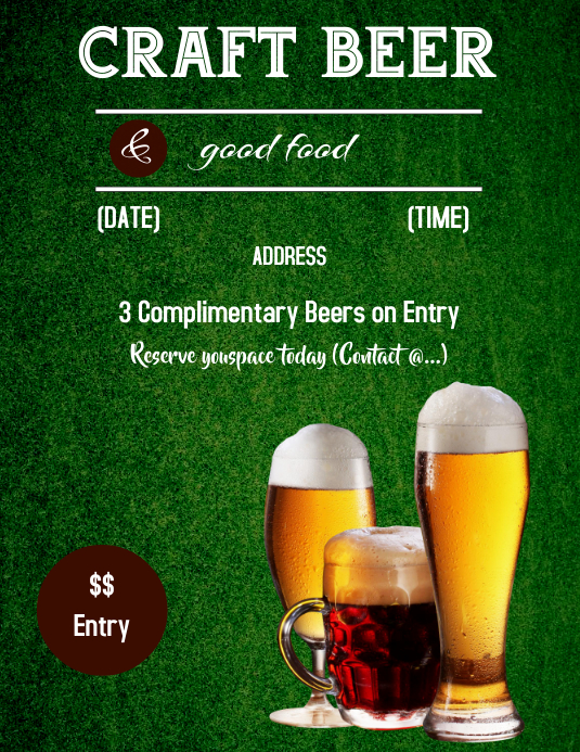 Beer Tasting Template PosterMyWall