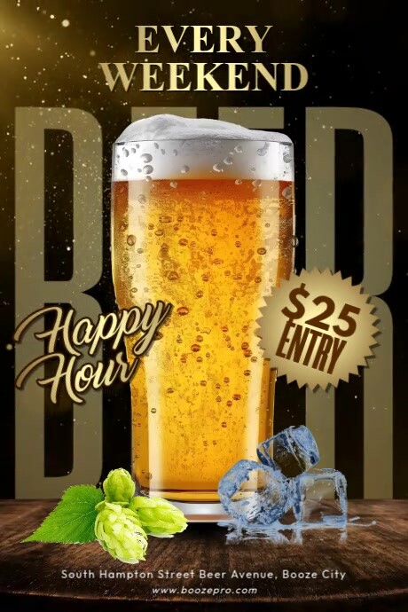 Beer Weekend Club Template | PosterMyWall