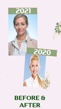 Before & After Challenge Instagram Template Digital Display (9:16)