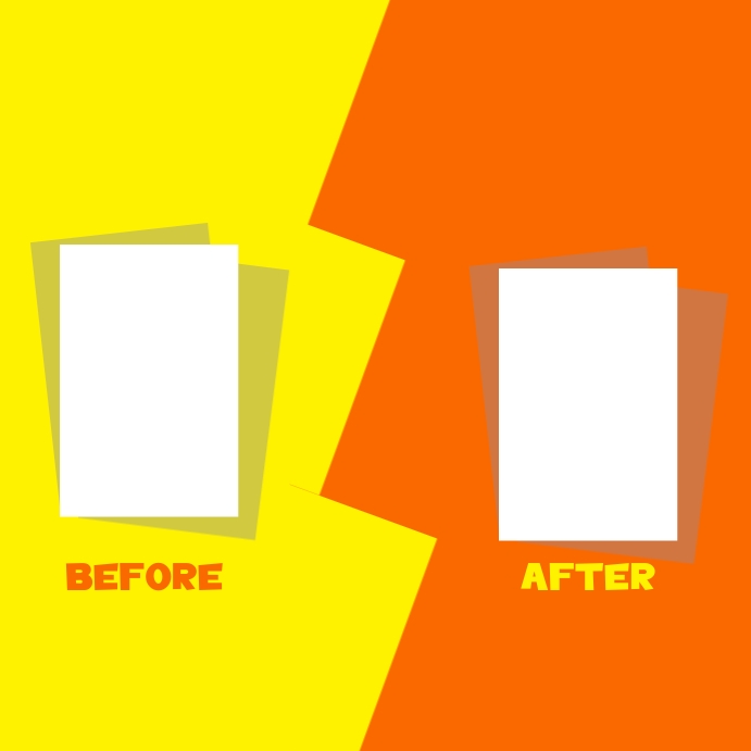 Before After Instagram Template v.1 PosterMyWall