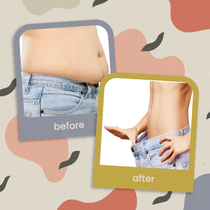 Copy of before after photo template | PosterMyWall
