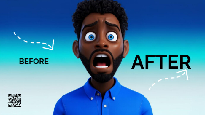 Before After youtube thumbnail template