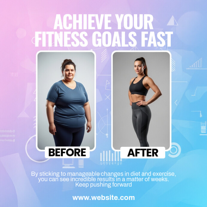 Before and After Template Publicação no Instagram