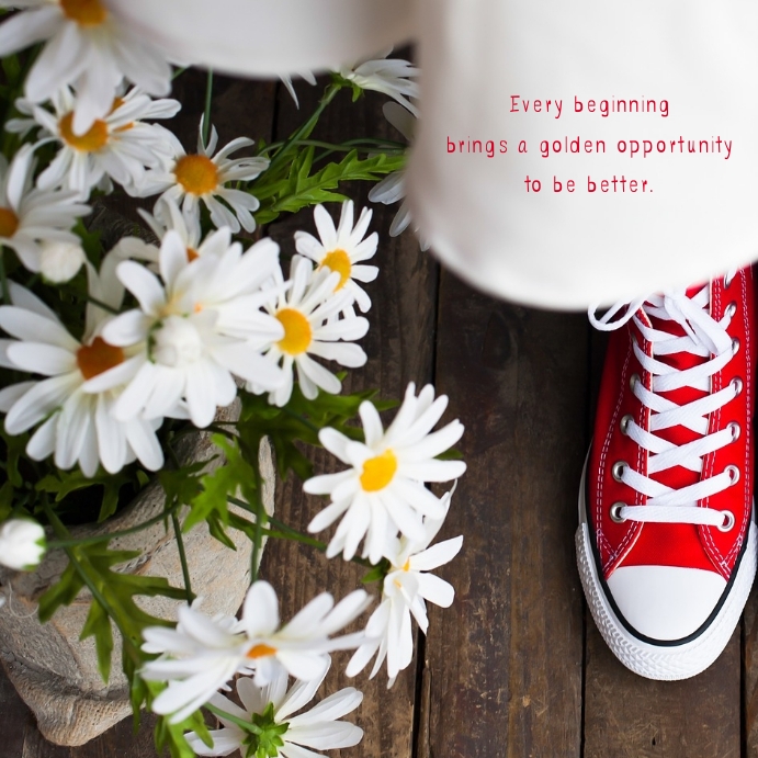 Beginning Instagram Post template