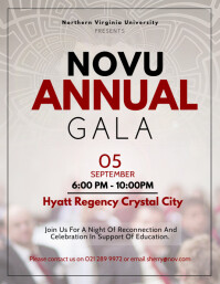 Beige Annual Charity Gala Flyer