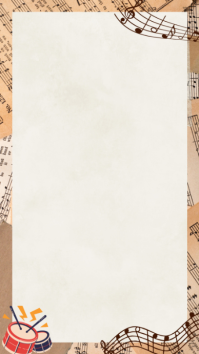 White Music Event Digitalt display Template