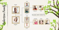 Beige Family Tree Facebook Image template