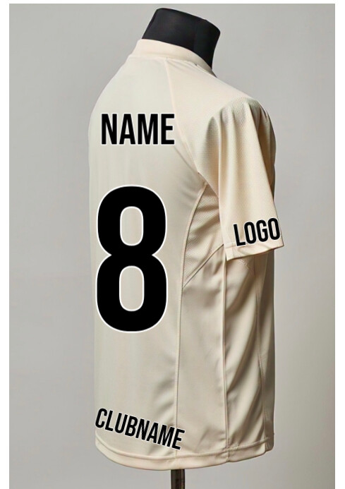 Beige Gold Futuristic Jersey  A4 template