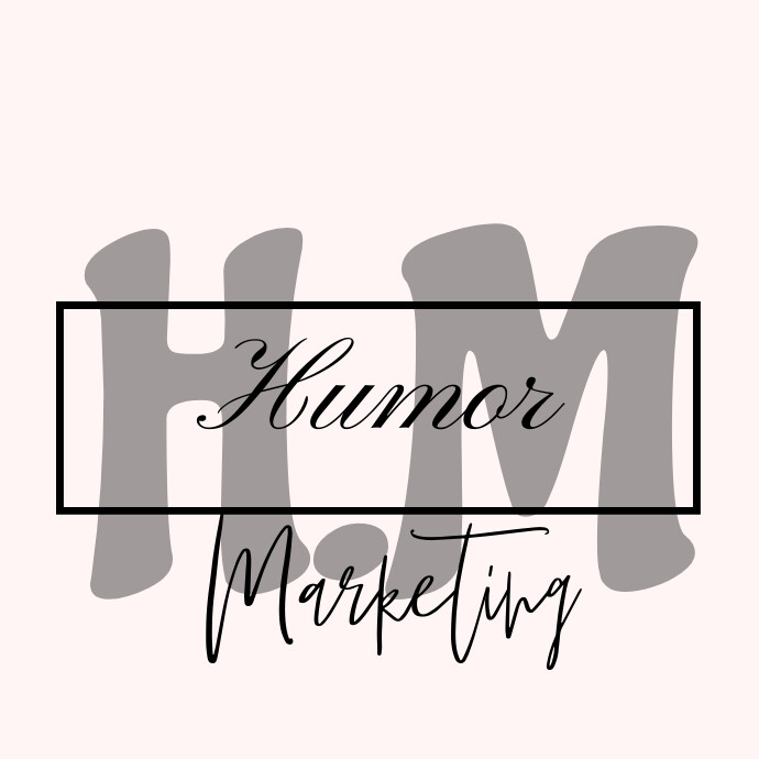 Beige Marketing Typography Logo Template | PosterMyWall