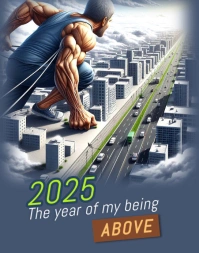 Being above Poster/Wallboard template