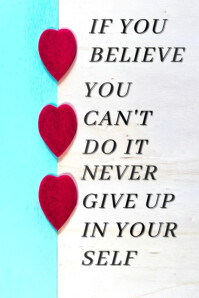 Believing Pinterest-afbeelding template