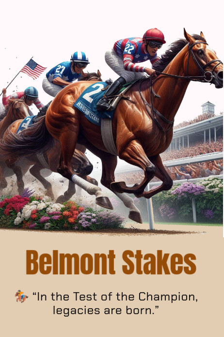 Plantilla de Belmont stakes | PosterMyWall