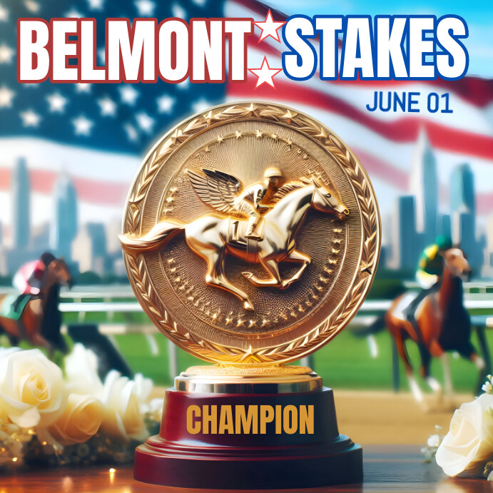 Belmont Stakes Instagram Post Template | PosterMyWall