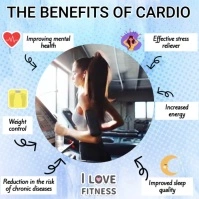 Benefits of  Cardio running Cuadrado (1:1) template
