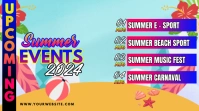Berbasis Daftar Summer Events Pos Twitter template