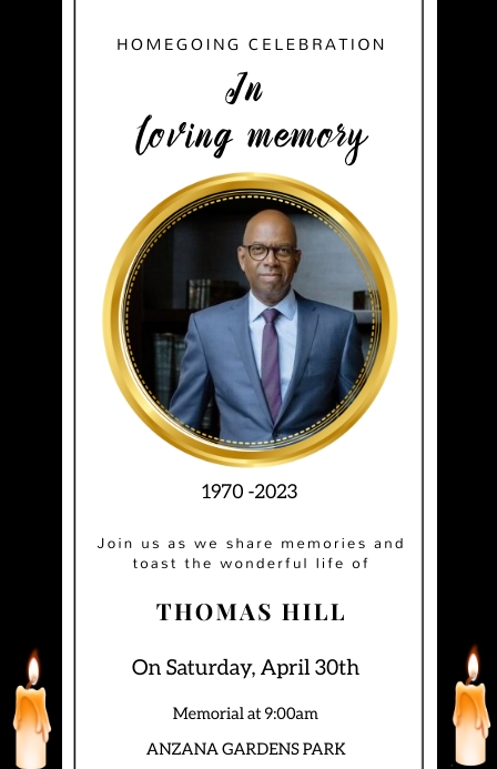 BEREAVEMENT CARDS Template PosterMyWall