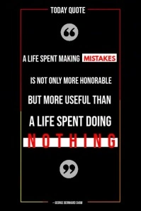 Berhnard shaw quote motivation 2022 pintrest Pinterest Graphic template