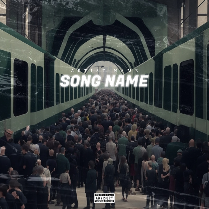 Best Album cover mixtape art trap rap Music Capa de álbum template
