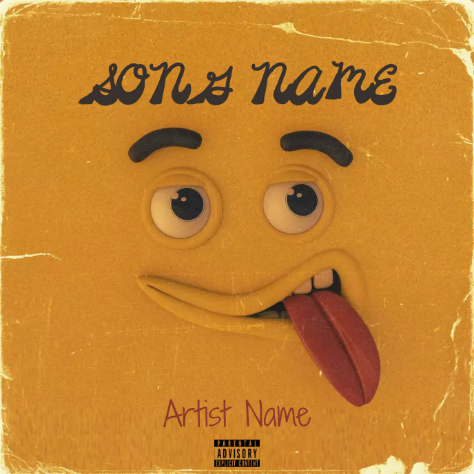 Best Album Cover music art trap mixtape rap template