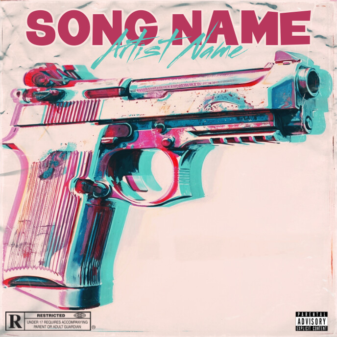 best Album Cover music art trap mixtape rap template