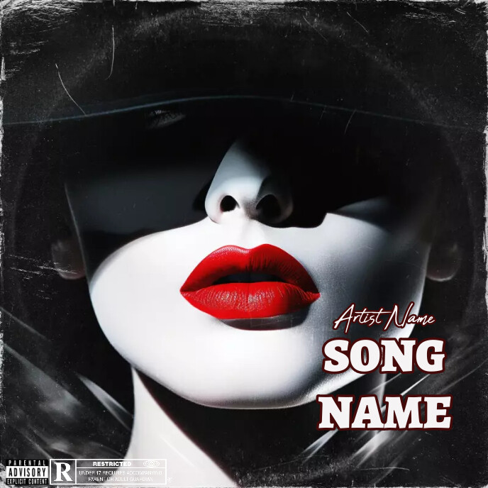 best Album Cover music art trap mixtape rap template