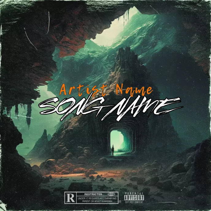 Best Album  Cover music  art trap mixtape rap Capa de álbum template